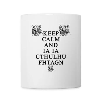 Ia Cthulhu Fhtagn - Cadeau pour tous les fans d'horreur - Mug blanc - blanc - Devant