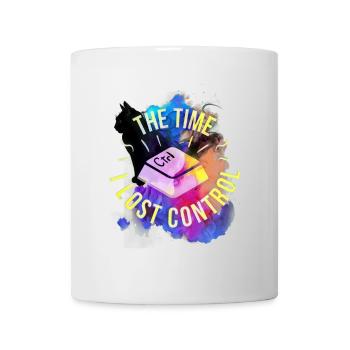 Die Zeit keiner Kontrolle Ctrl Art Design - Tasse - Weiß - Vorne