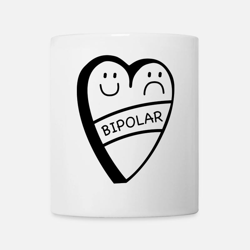 bipolaire - Mug blanc - blanc
