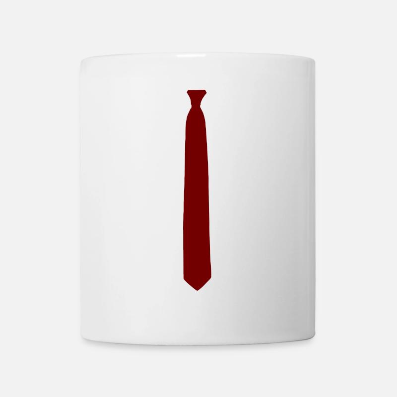 cravate - Mug blanc - blanc