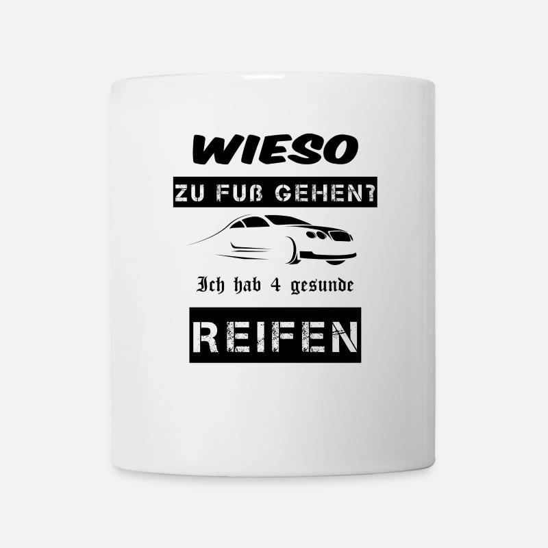 Auto Spruch lustig - Tasse - Weiß
