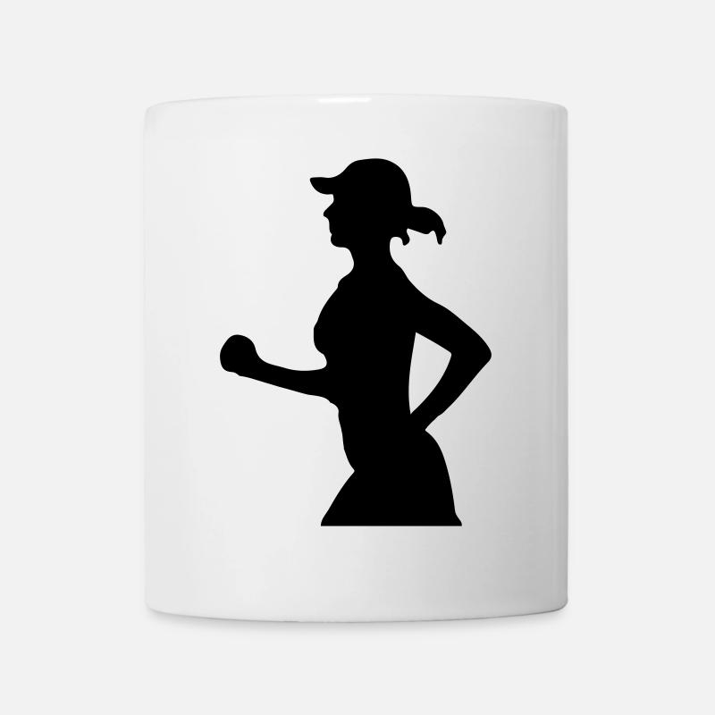 Runner shirt - Mug - white