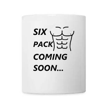 Sixpack coming soon - Tasse - Weiß - Vorne