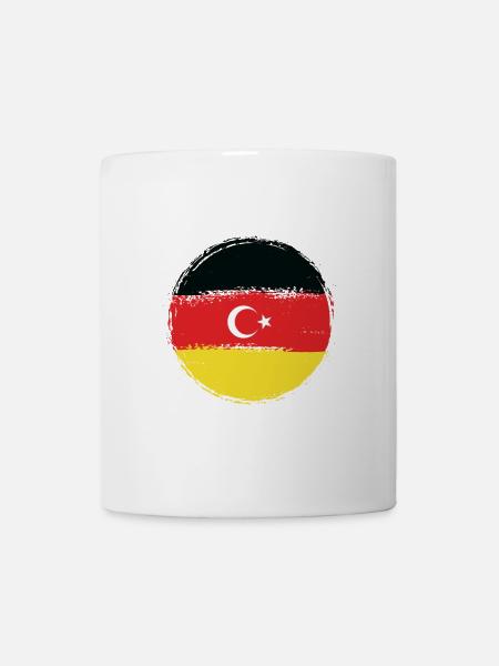 Deutschland Türkei Freundschaft - Tasse - Weiß