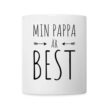 MIN PAPPA OR BEST - BEST DAD - FATHERS DAY - Mug - white - Front