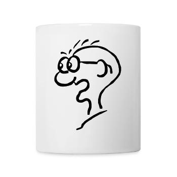 Comic - old man with glasses - Mug - white - Front