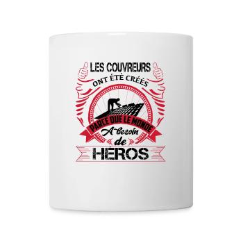 Roofer Shirt • Make a Hero • Gifts World - Mug - white - Front