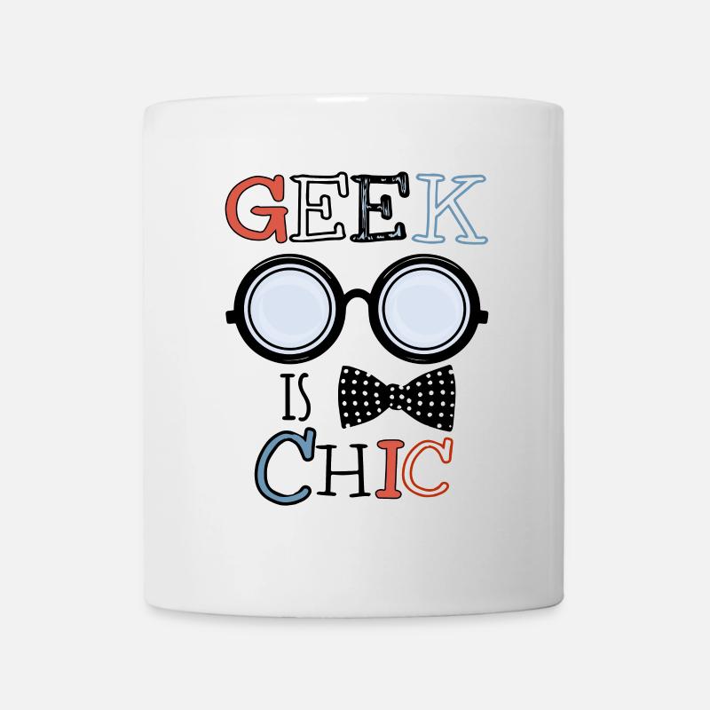 geek - Mug blanc - blanc