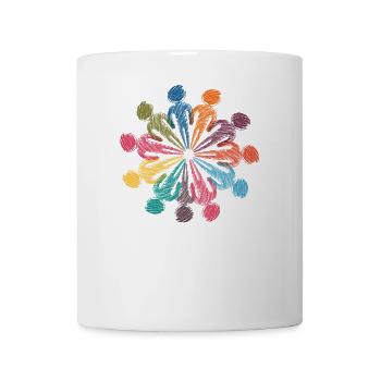 Gegen Rassismus - Tasse - Weiß - Vorne