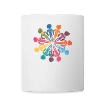 Gegen Rassismus - Tasse - Weiß - Vorne