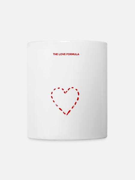 Math - The Love Formula T Shirt - Mug blanc - blanc