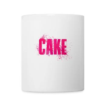 Cake - Mug blanc - blanc - Devant