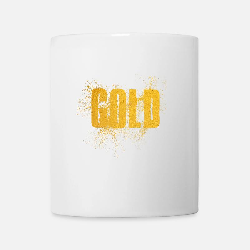 Gold - Tasse - Weiß