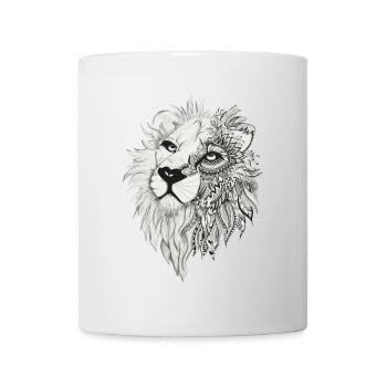 Lion dreaming - Mug - white - Front