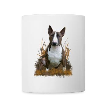 Bullterrier - Tasse - Weiß - Vorne