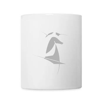 Schachpferd abstrakt – Minimal Chess Design - Tasse - Weiß - Vorne