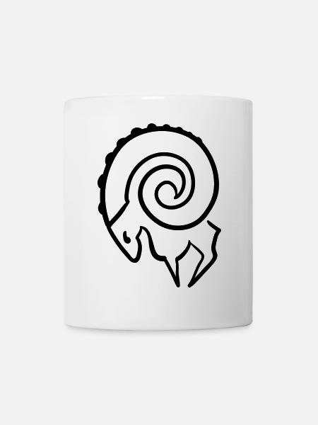 widder - Tasse - Weiß