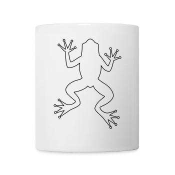 Grenouille crapaud - Mug blanc - blanc - Devant