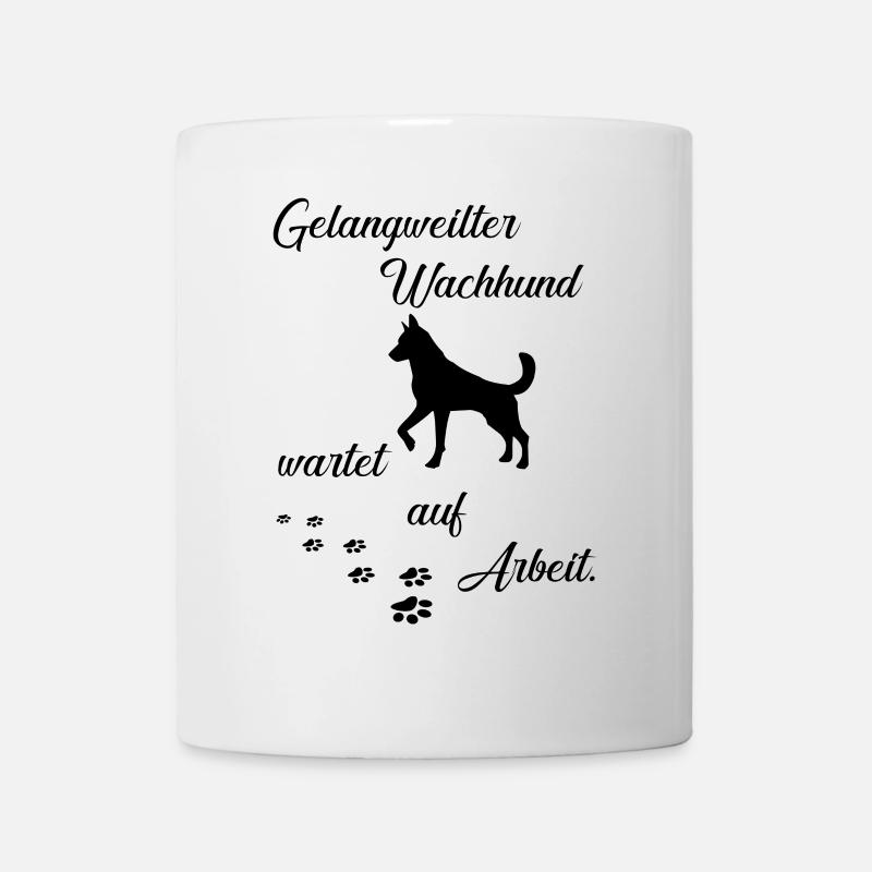 Dog disant drôle - Mug blanc - blanc