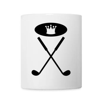 golfschläger - Tasse - Weiß - Vorne