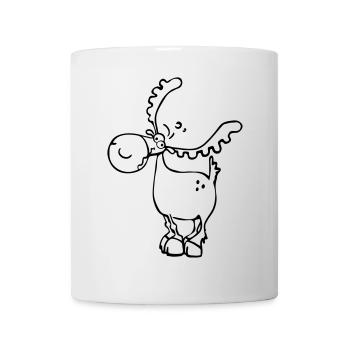 Elch - Hirsch - Rentier - Wild - Tasse - Weiß - Vorne