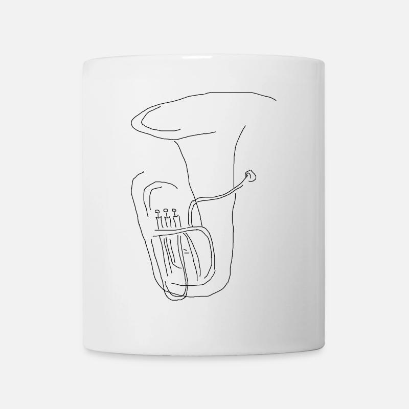 Tuba - Tasse - Weiß