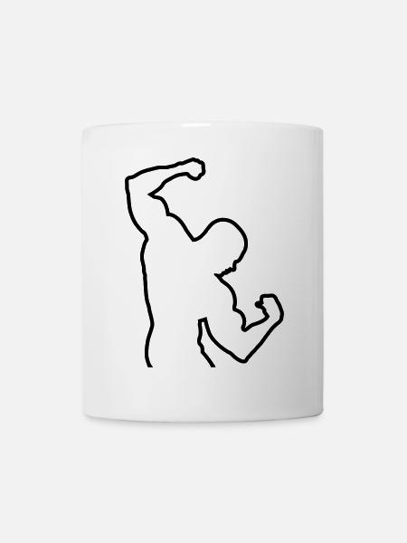 bodybuilding - Mug - white