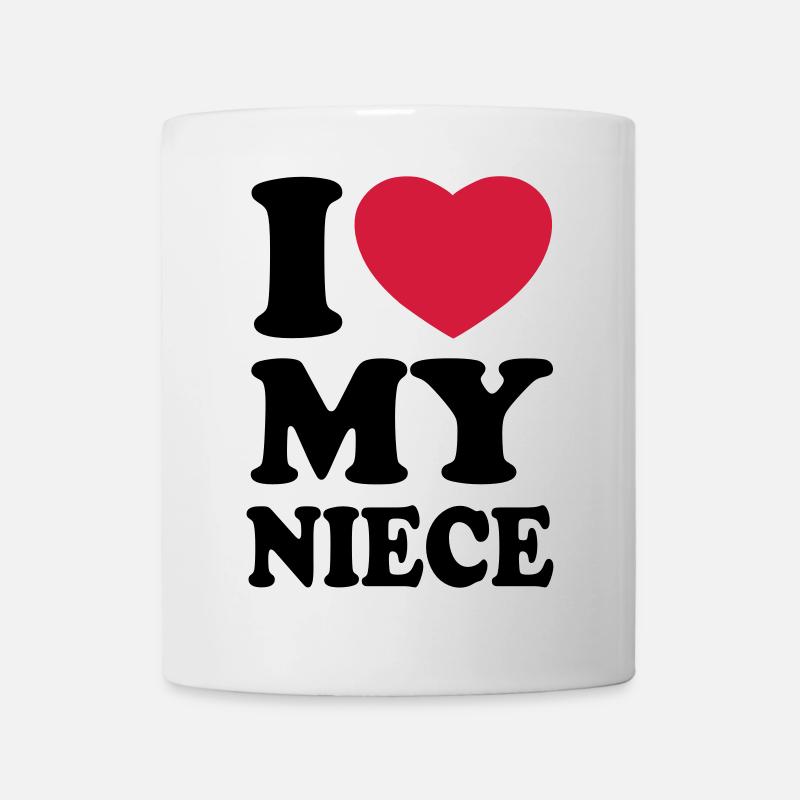 I love my niece - J'aime ma nièce - Mug blanc - blanc