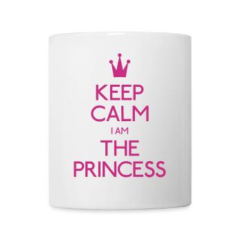 keep calm i am the princess - Mug - white - Front