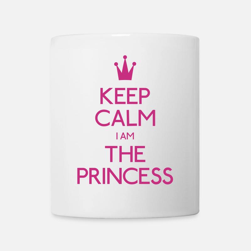 Keep Calm Princess - Tasse - Weiß