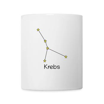 Sternzeichen Krebs - Tasse - Weiß - Vorne