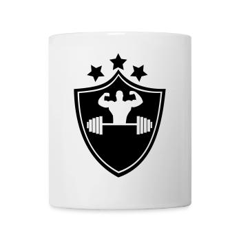 bodybuilder, bodybuilding, fitness, workout, beast - Mug - white - Front