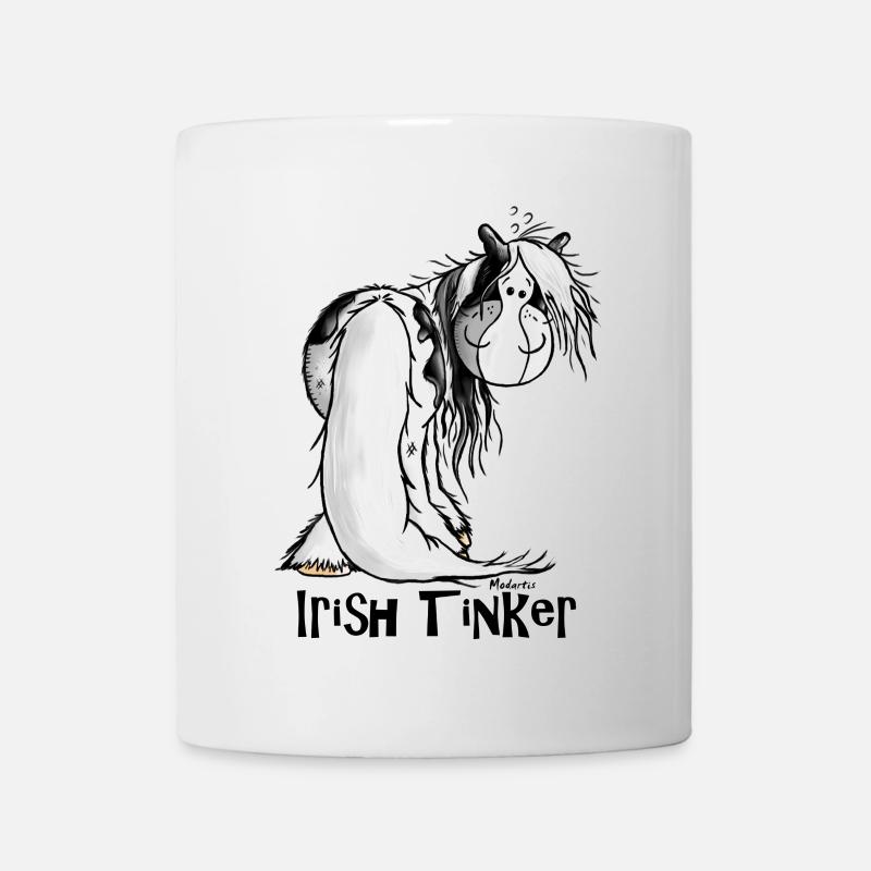 Gypsy Cob - Irish Cob – Pinto – Cheval - Mug blanc - blanc