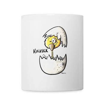 Kuckucksei - Tasse - Weiß - Vorne