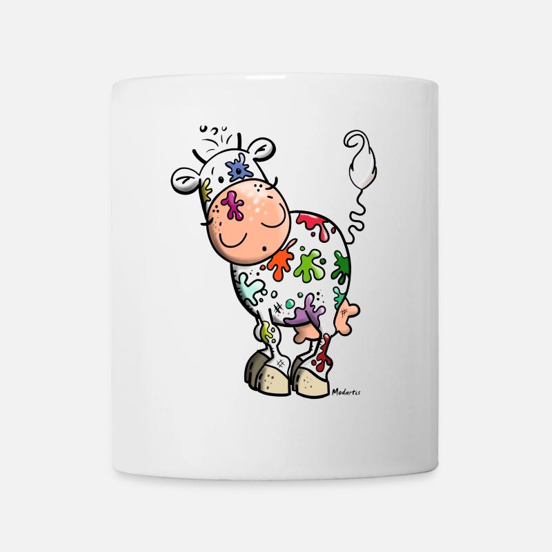 Colorful Cow - Mug - white