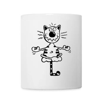 Fitness cat - Mug - white - Front