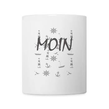 Maritime Symbole Moin - Tasse - Weiß - Vorne
