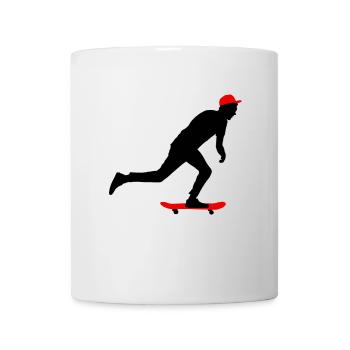 Skateboarding - Mug blanc - blanc - Devant