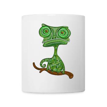 chamaeleon tier exotisch - Tasse - Weiß - Vorne