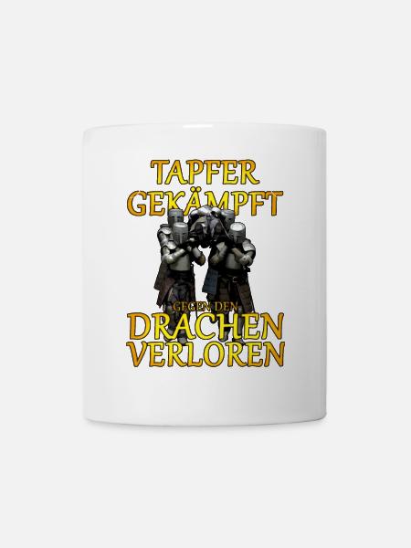 tapfer gekaempt JGA - Tasse - Weiß