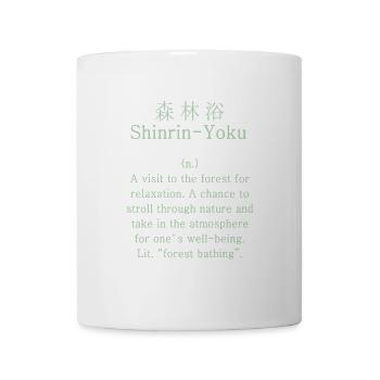 Shinrin-Yoku Japan Forest Bathing Forest Nature Gift - Mug - white - Front
