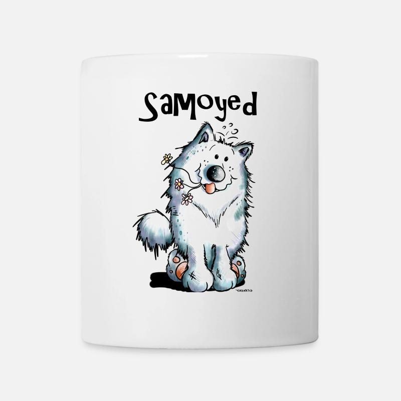Lustiger Samojede - Tasse - Weiß