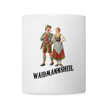 Waidmannsheil: Stolz auf Jagd und Tradition - Tasse - Weiß - Vorne