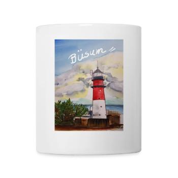 EG Büsum I Holiday I Lighthouse I North Sea I Sea - Mug - white - Front