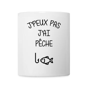 Pêche / Pêcheur / Chasse / Poisson / Mer - Mug blanc - blanc - Devant