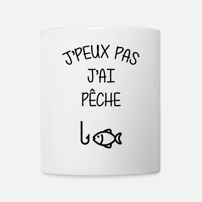 Pêche / Pêcheur / Chasse / Poisson / Mer - Mug blanc - blanc