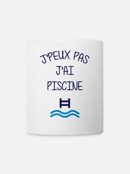 Natation / Nageur / Nageuse / Plongée / Piscine - Mug blanc - blanc