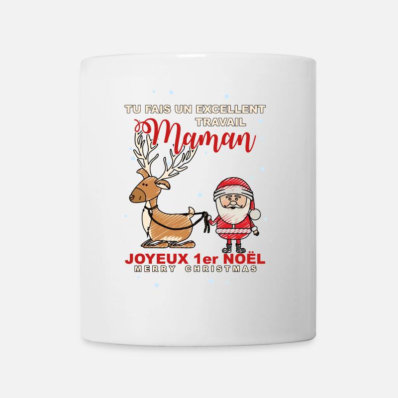 1. Weihnachten - Tasse - Weiß