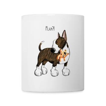 Mignon Bullterrier - Mug blanc - blanc - Devant