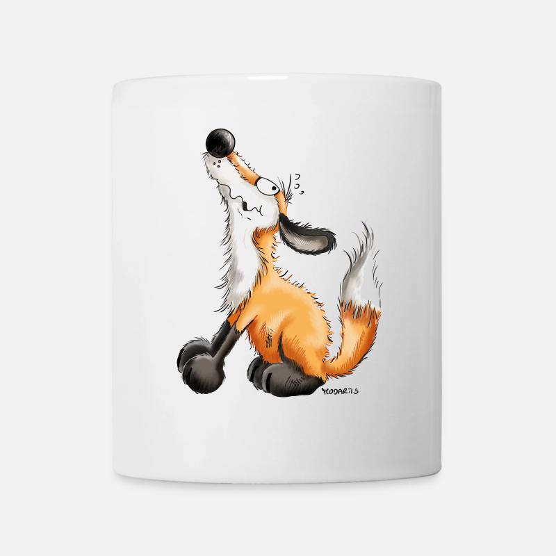 Renard comique - Mug blanc - blanc